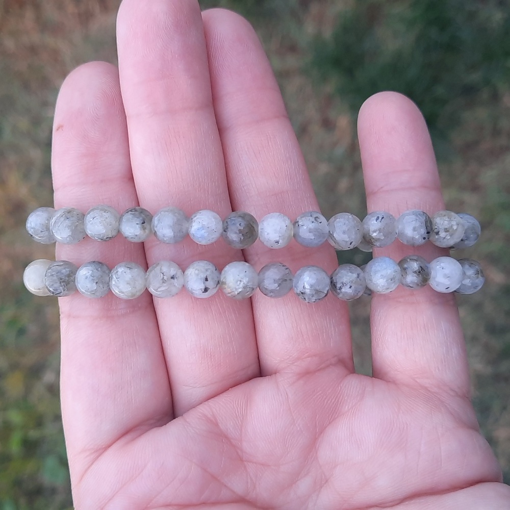 Labradorite 6mm Bracelet - Picture 4 of 5